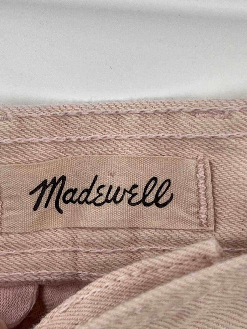 MADEWELL X MN Women's Pink Denim The Wide Leg Jeans Size 28 - Picture 3 of 7
